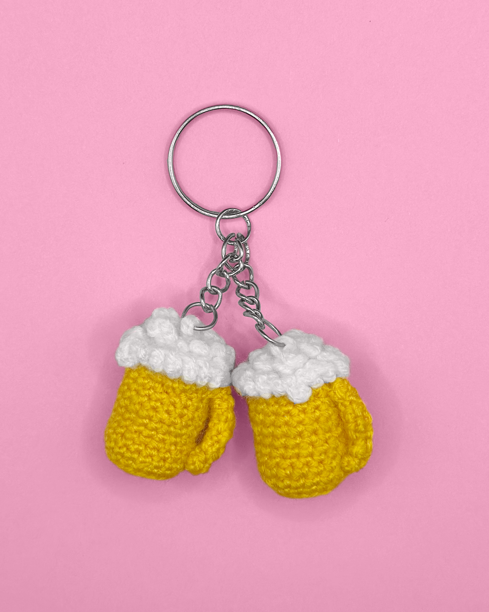 Beer Mug Keychain Duo